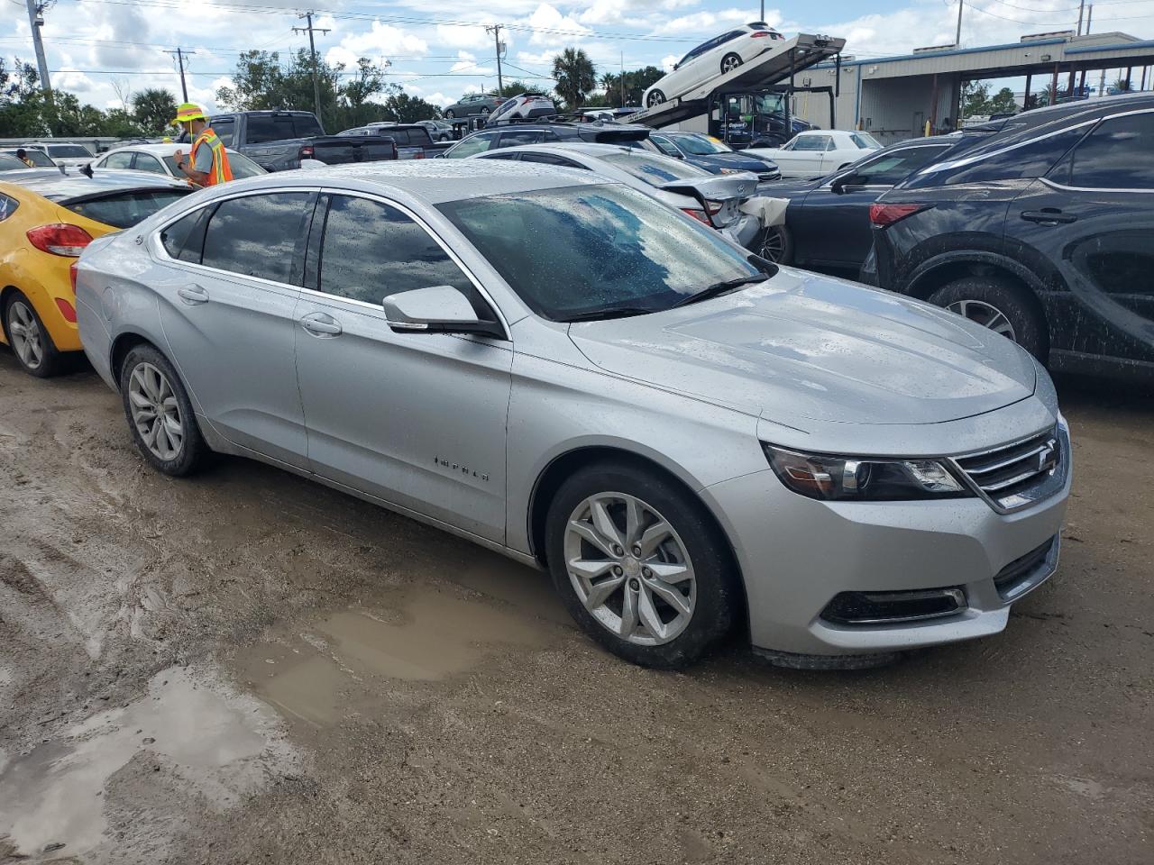 2018 Chevrolet Impala VIN 2G1105S37J9101481 Copart auction photo, water/flood damage thumbnail 4
