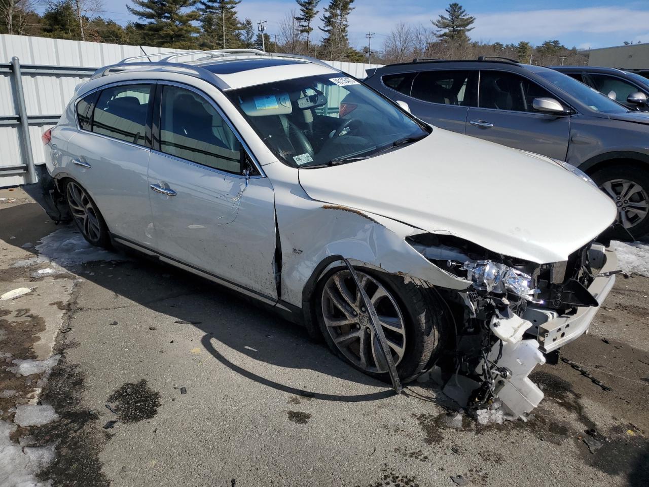2016 Infiniti QX50 VIN JN1BJ0RR0GM268513 Copart auction photo, side damage thumbnail 4