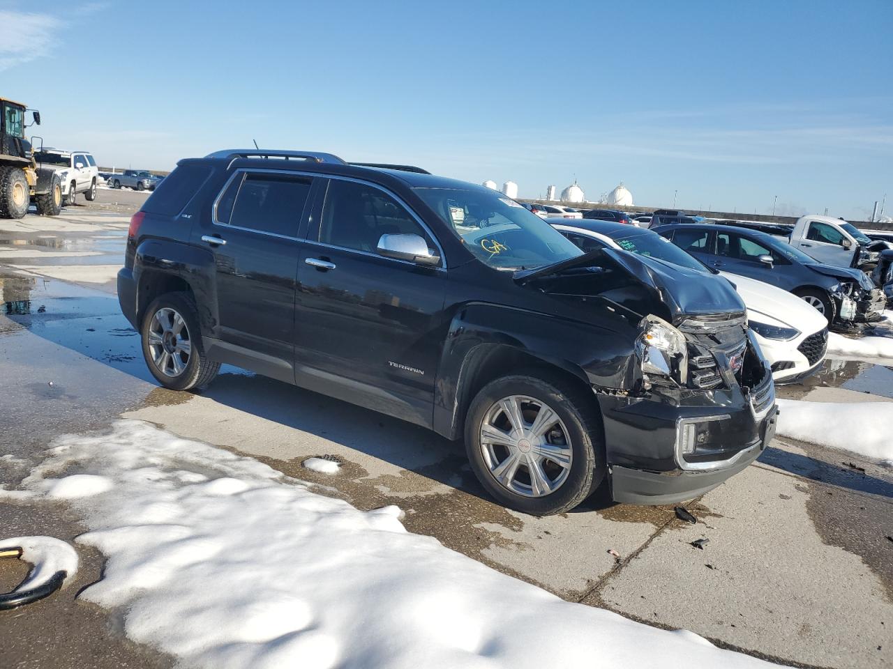 2017 GMC Terrain VIN 2GKALPEK3H6302825 Copart auction photo, front end damage thumbnail 4
