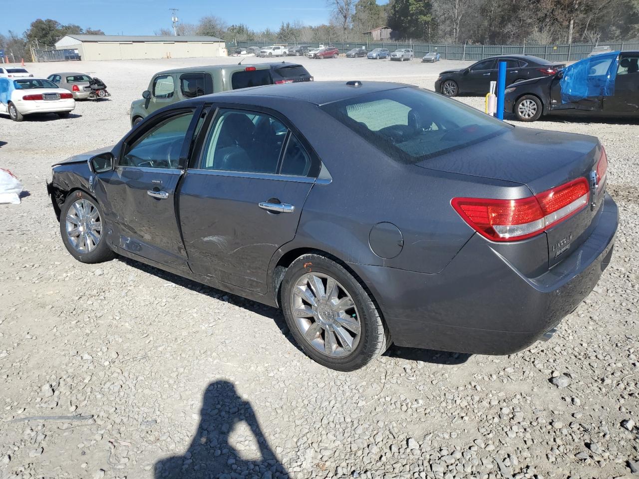 2012 Lincoln MKZ VIN 3LNHL2GC8CR839500 Copart auction photo, side / front end damage thumbnail 2