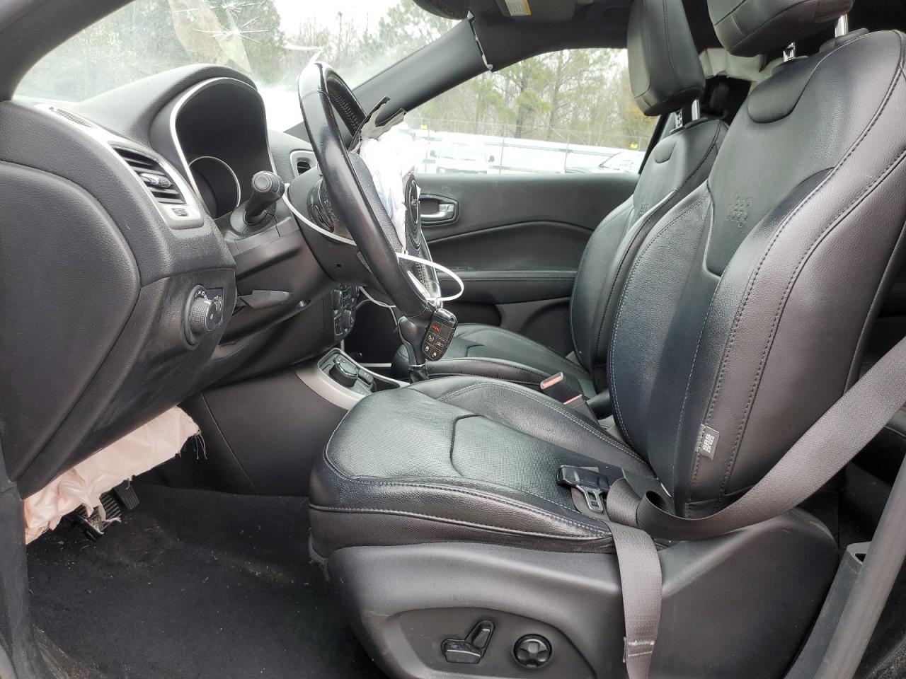 2020 Jeep Compass VIN 3C4NJDCB8LT246115 Copart auction photo, front end / side damage thumbnail 7