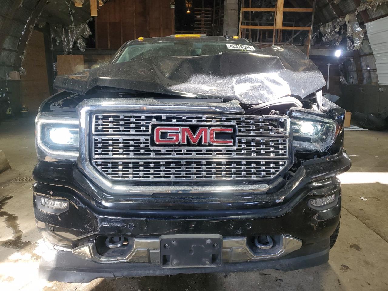 2017 GMC Sierra VIN 3GTU2PEJ5HG140848 Copart auction photo, front end damage thumbnail 5