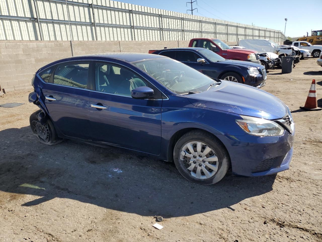 2017 Nissan Sentra VIN 3N1AB7AP8HY410732 Copart auction photo, rear end damage thumbnail 4