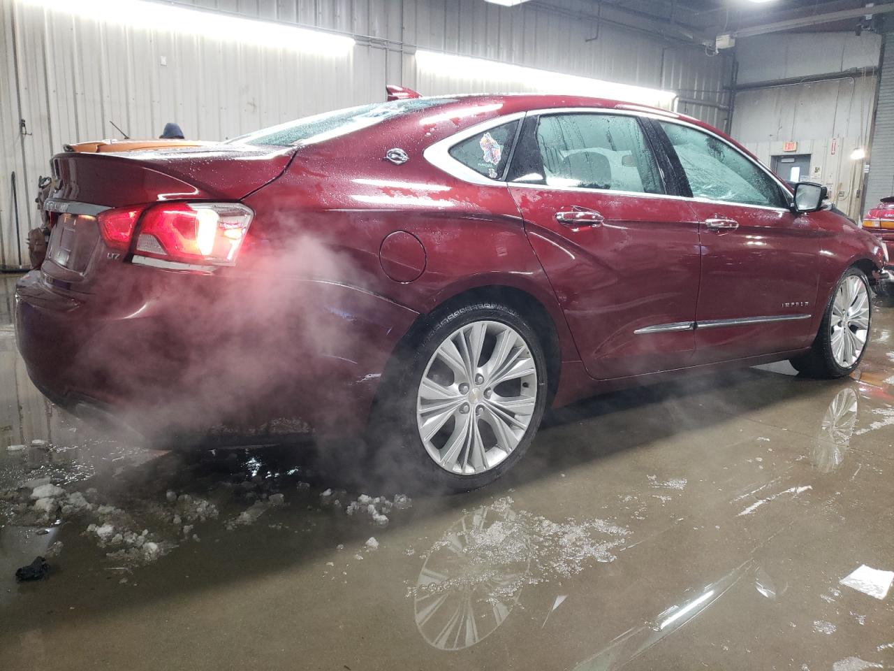 2016 Chevrolet Impala VIN 2G1145S39G9199054 Copart auction photo, front end / rear end damage thumbnail 3