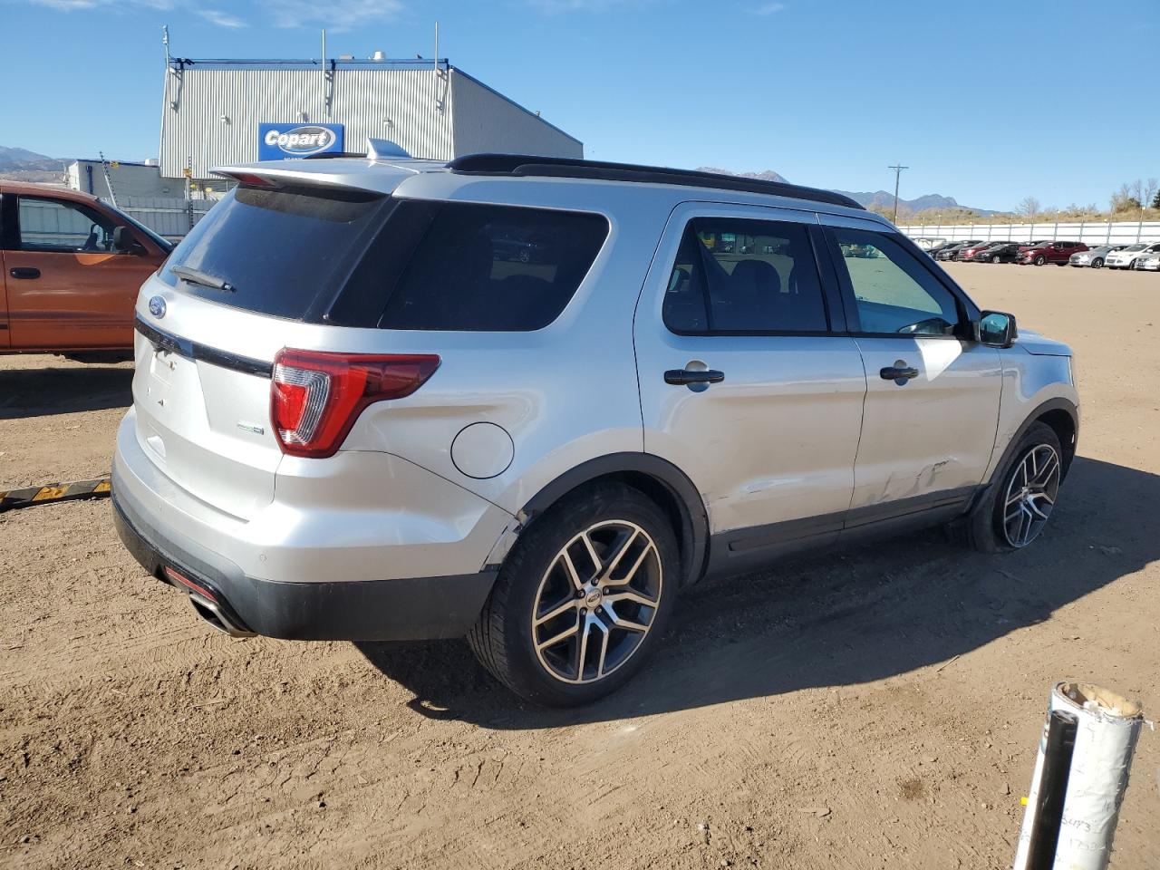 2016 Ford Explorer VIN 1FM5K8GT2GGB84613 Copart auction photo, all over damage thumbnail 3