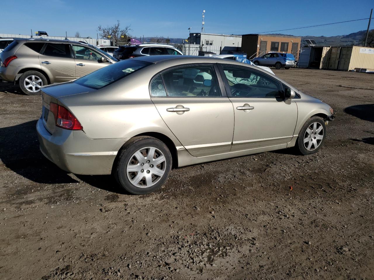 2007 Honda Civic VIN 1HGFA16567L124896 Copart auction photo, front end / rear end damage thumbnail 3