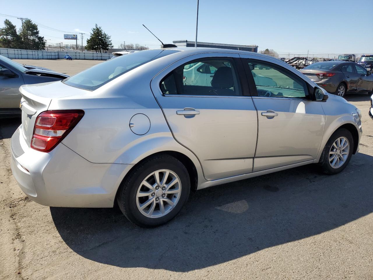 2017 Chevrolet Sonic VIN 1G1JD5SH5H4138512 Copart auction photo, front end damage thumbnail 3