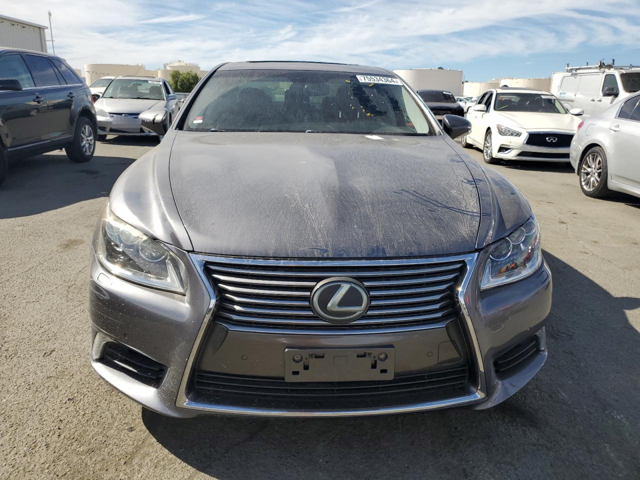 2013 Lexus LS VIN JTHBL1EF9D5113892 Copart auction photo, vandalism / side damage thumbnail 5