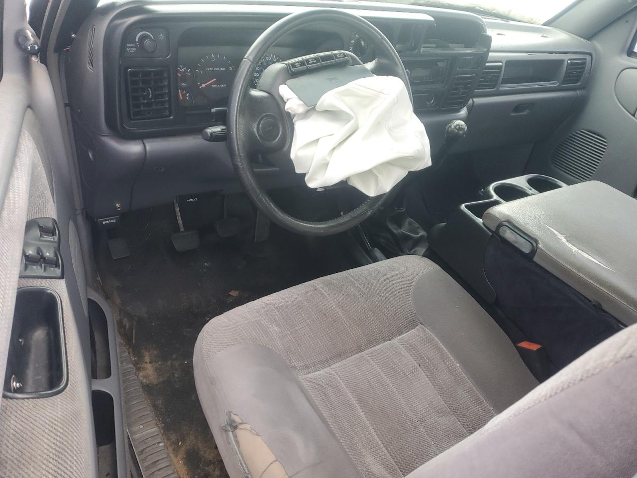 1997 Dodge RAM VIN 3B7KF23D7VG795052 Copart auction photo, undercarriage / front end damage thumbnail 8