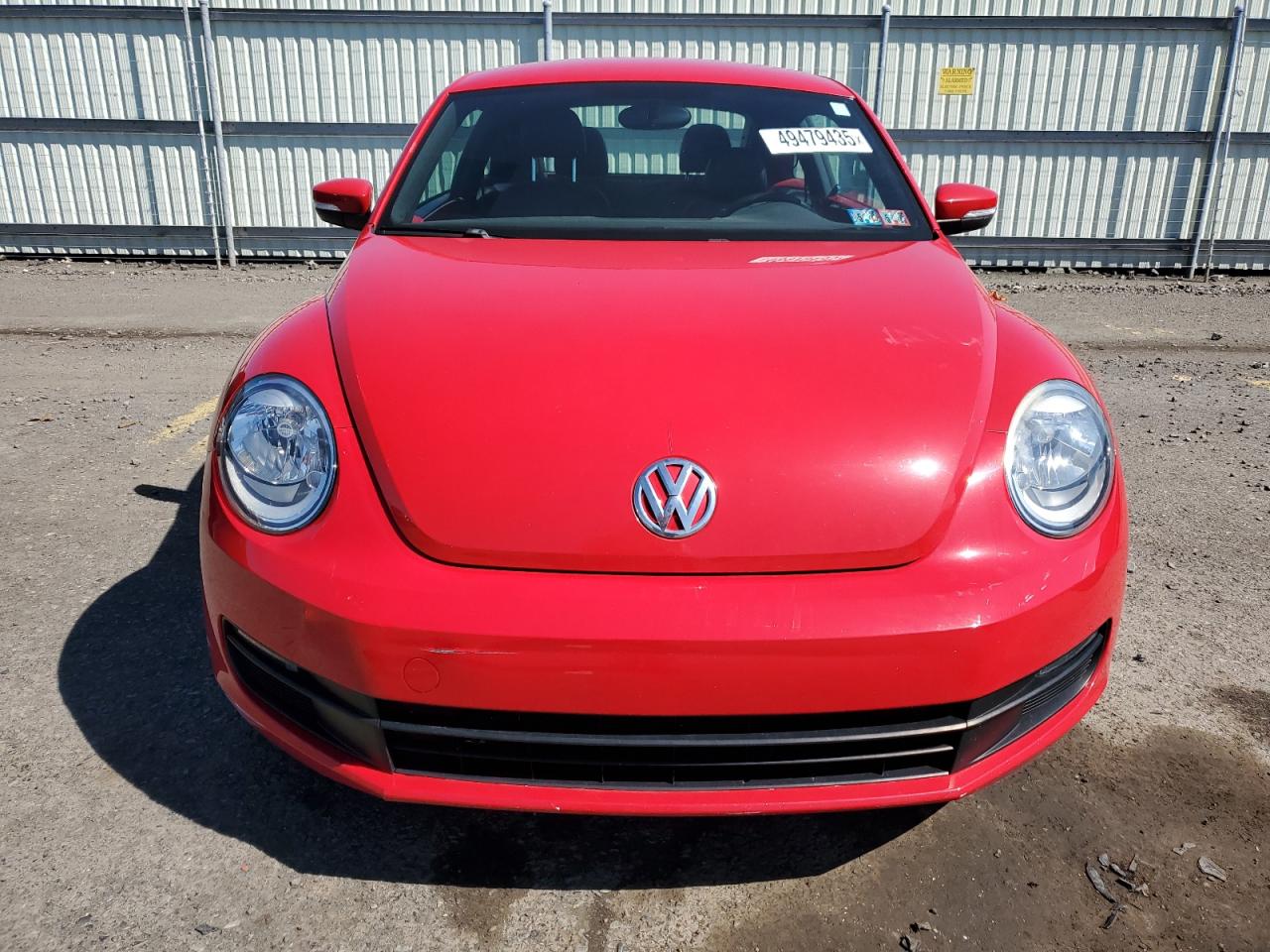 2012 Volkswagen Beetle VIN 3VWJP7AT2CM639920 Copart auction photo, rear end / front end damage thumbnail 5