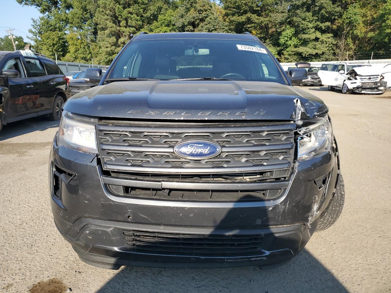 2019 Ford Explorer VIN 1FM5K7DH1KGB19691 Copart auction photo, front end / minor dent/scratches damage thumbnail 5