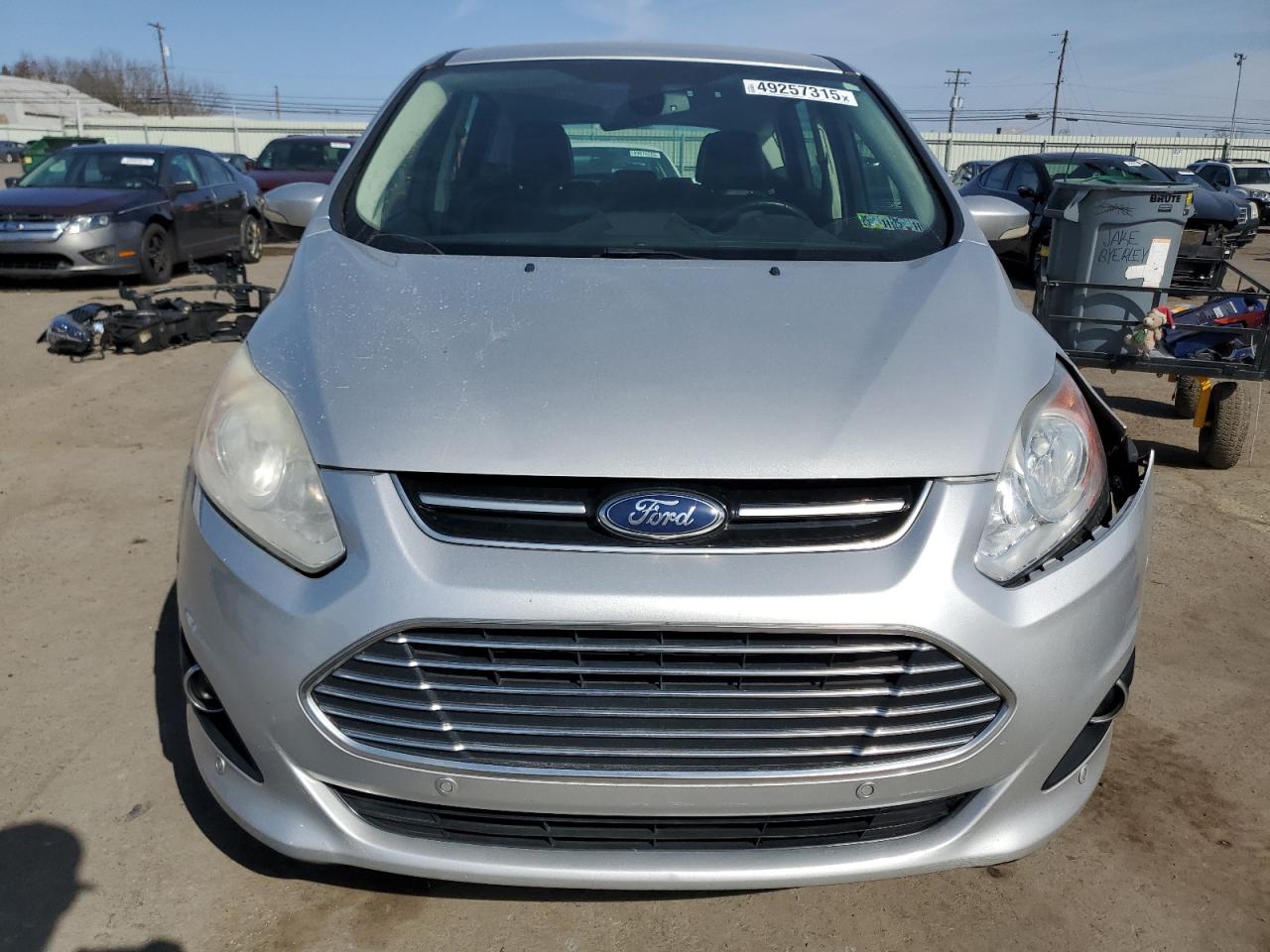 2014 Ford C-MAX VIN 1FADP5BU3EL511367 Copart auction photo, front end / rear end damage thumbnail 5