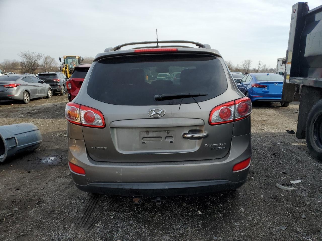 2011 Hyundai Santa Fe VIN 5XYZKDAG3BG054958 Copart auction photo, front end damage thumbnail 6