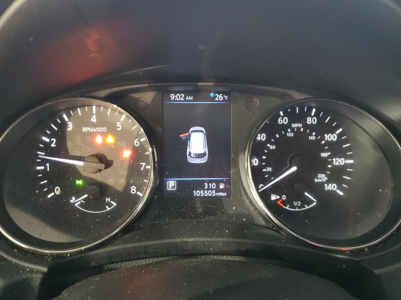 2018 Nissan Rogue VIN KNMAT2MV1JP517409 Copart auction photo, side / front end damage thumbnail 9