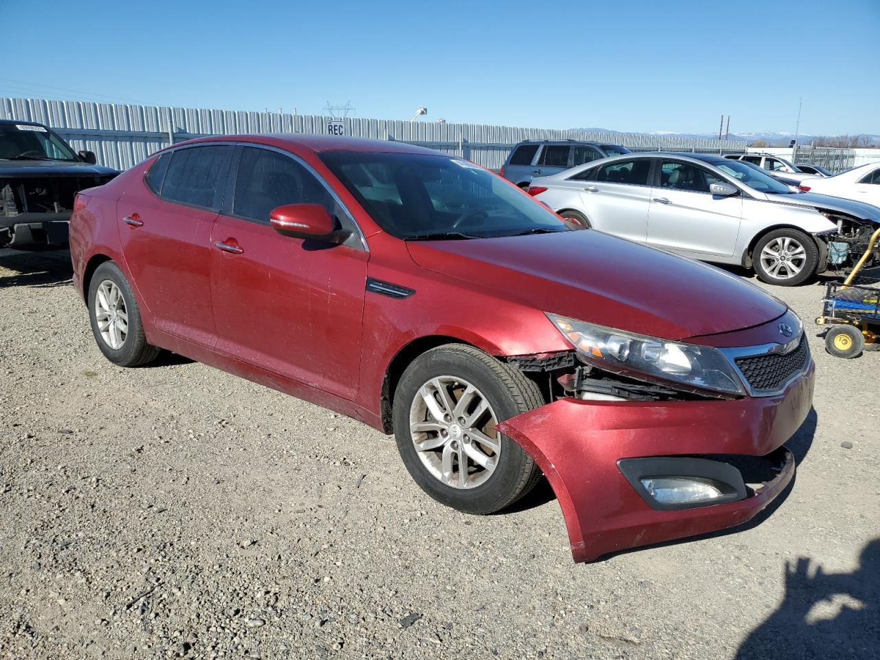 2013 KIA Optima VIN 5XXGM4A7XDG130622 Copart auction photo, front end damage thumbnail 4