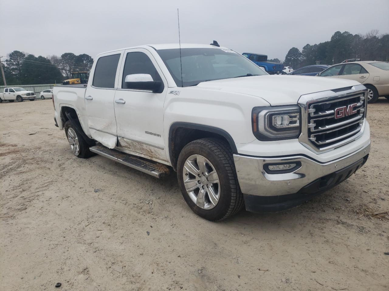 2016 GMC Sierra VIN 3GTU2NEC2GG300575 Copart auction photo, rear end / side damage thumbnail 4