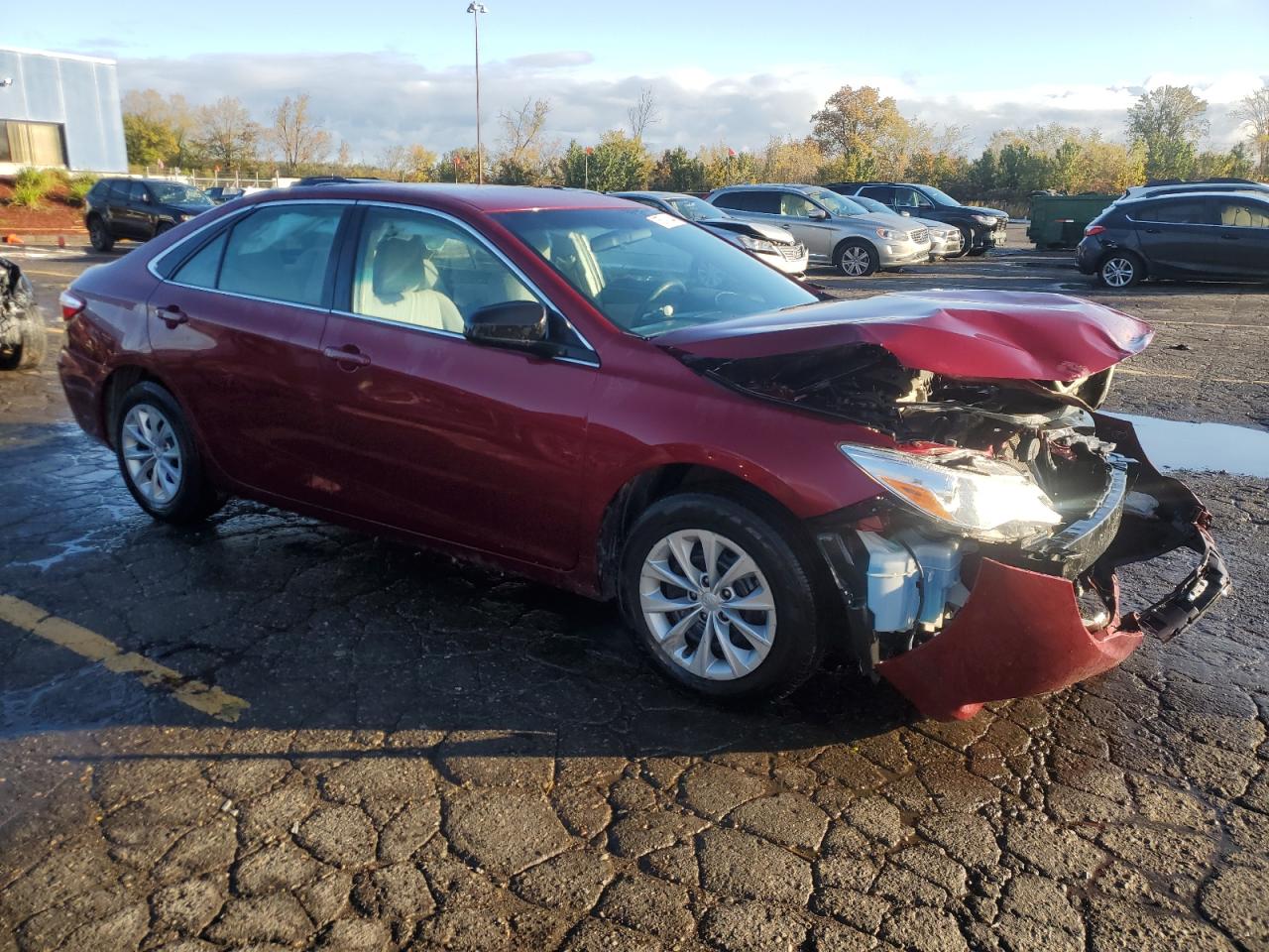 2017 Toyota Camry VIN 4T1BF1FKXHU790297 Copart auction photo, front end damage thumbnail 4