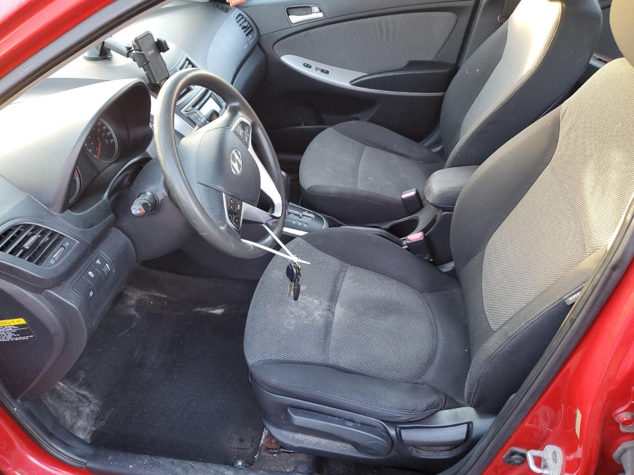 2013 Hyundai Accent VIN KMHCT5AE9DU081750 Copart auction photo, mechanical / minor dent/scratches damage thumbnail 7