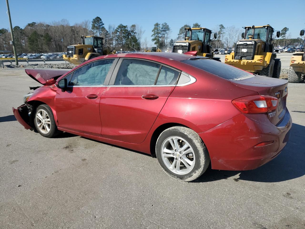 2017 Chevrolet Cruze VIN 1G1BE5SM0H7130539 Copart auction photo, front end / undercarriage damage thumbnail 2