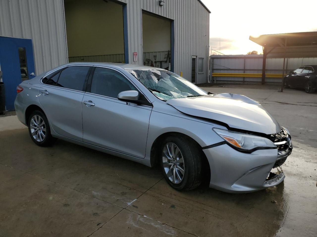 2017 Toyota Camry VIN 4T1BF1FK5HU445565 Copart auction photo, undercarriage / front end damage thumbnail 4