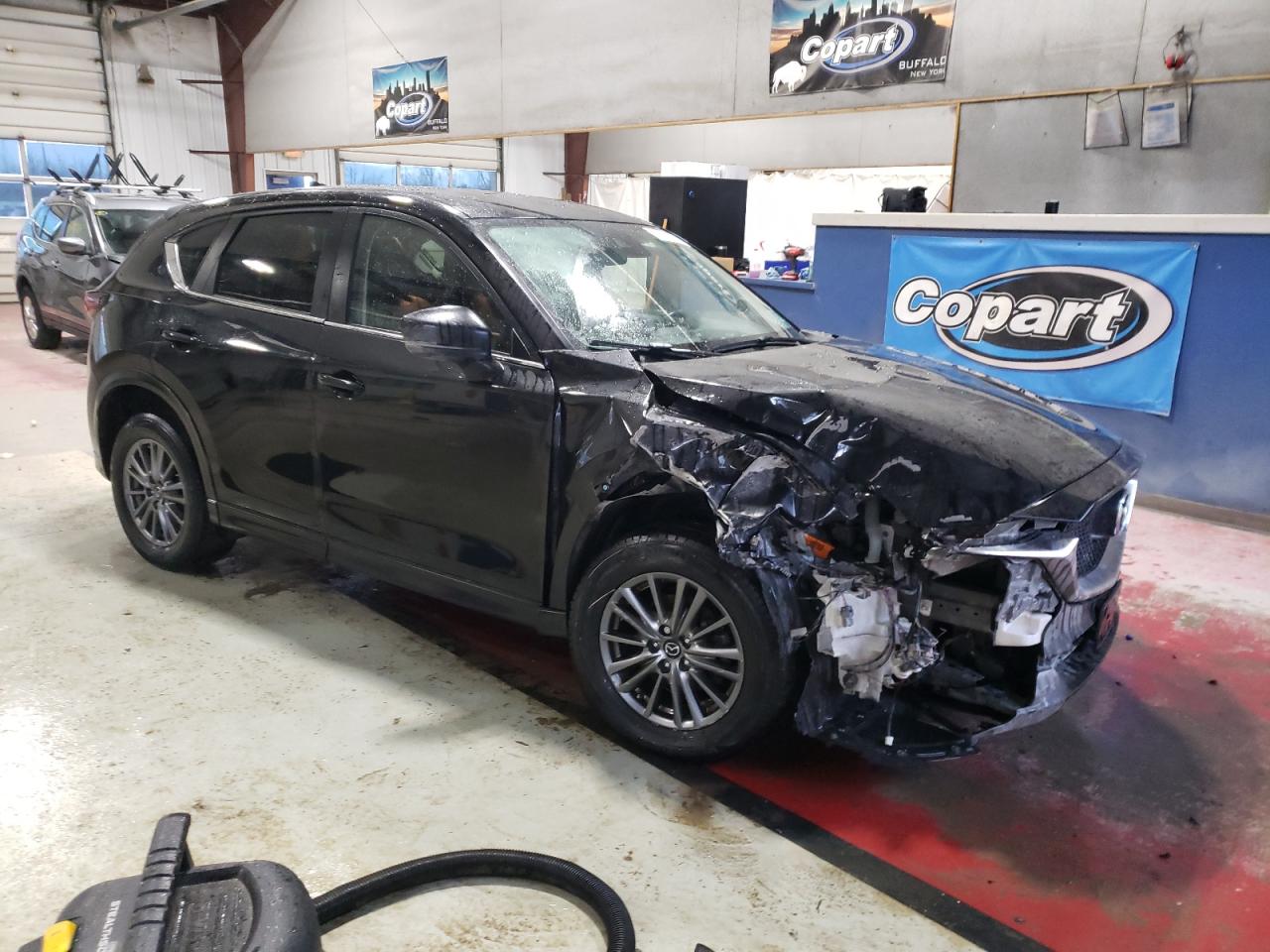 2017 Mazda CX-5 VIN JM3KFBCL8H0203343 Copart auction photo, side damage thumbnail 4