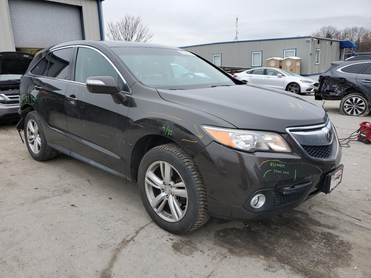 2015 Acura RDX VIN 5J8TB4H54FL029931 Copart auction photo, all over damage thumbnail 4