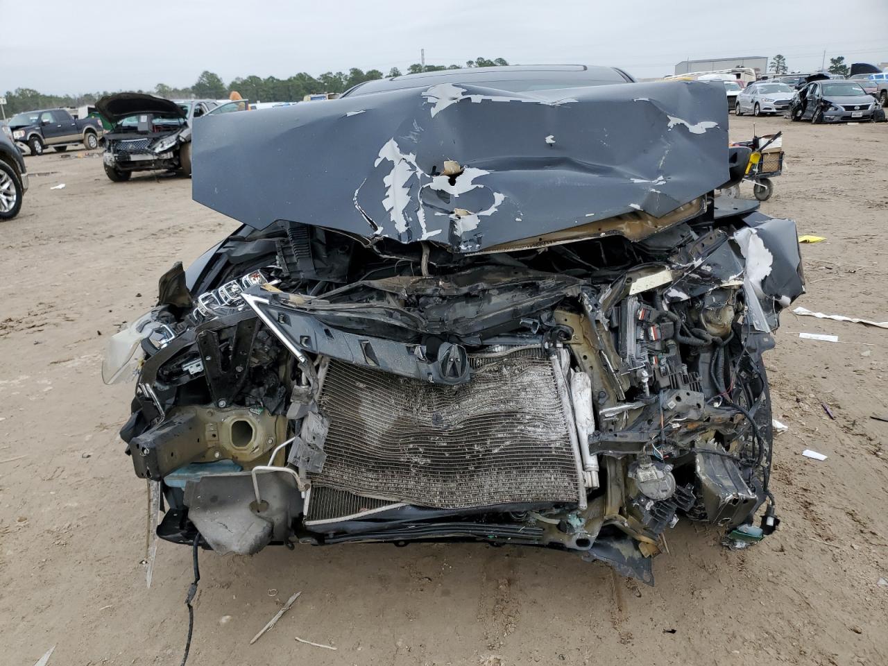 2017 Acura ILX VIN 19UDE2F38HA000030 Copart auction photo, front end / minor dent/scratches damage thumbnail 5