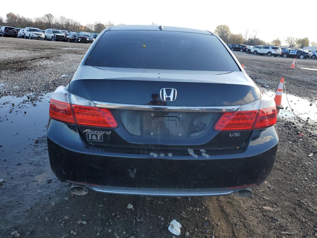 2015 Honda Accord VIN 1HGCR3F82FA012527 Copart auction photo, front end / side damage thumbnail 6