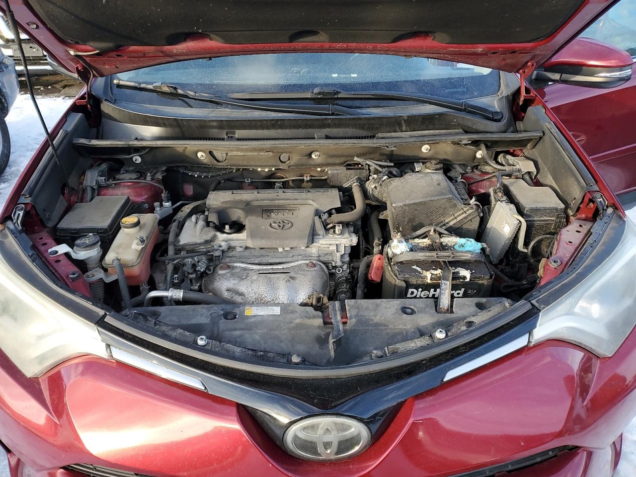 2018 Toyota RAV 4 VIN 2T3RFREV7JW732217 Copart auction photo, rear end damage thumbnail 12