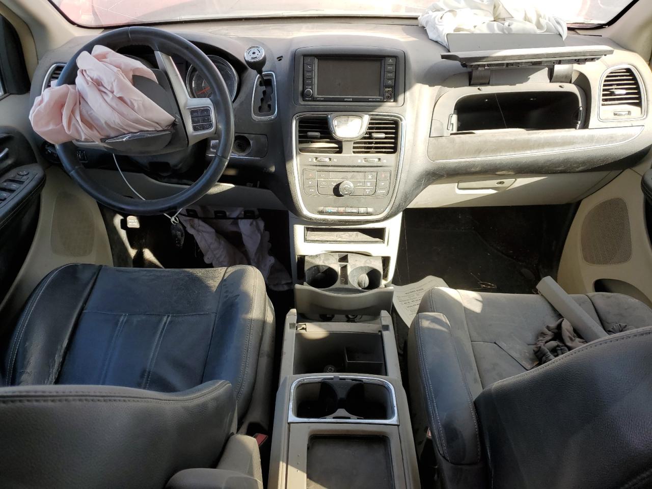 2014 Chrysler Town & Country VIN 2C4RC1BG8ER472152 Copart auction photo, front end / mechanical damage thumbnail 8