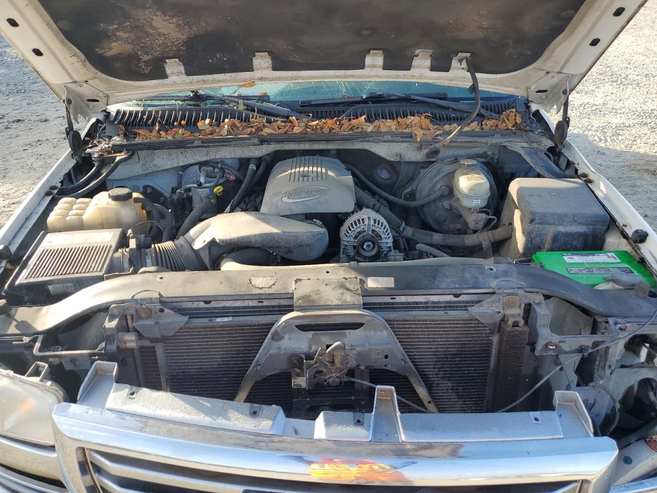 2006 GMC Sierra VIN 2GTEC13Z361310136 Copart auction photo, front end / top/roof damage thumbnail 11