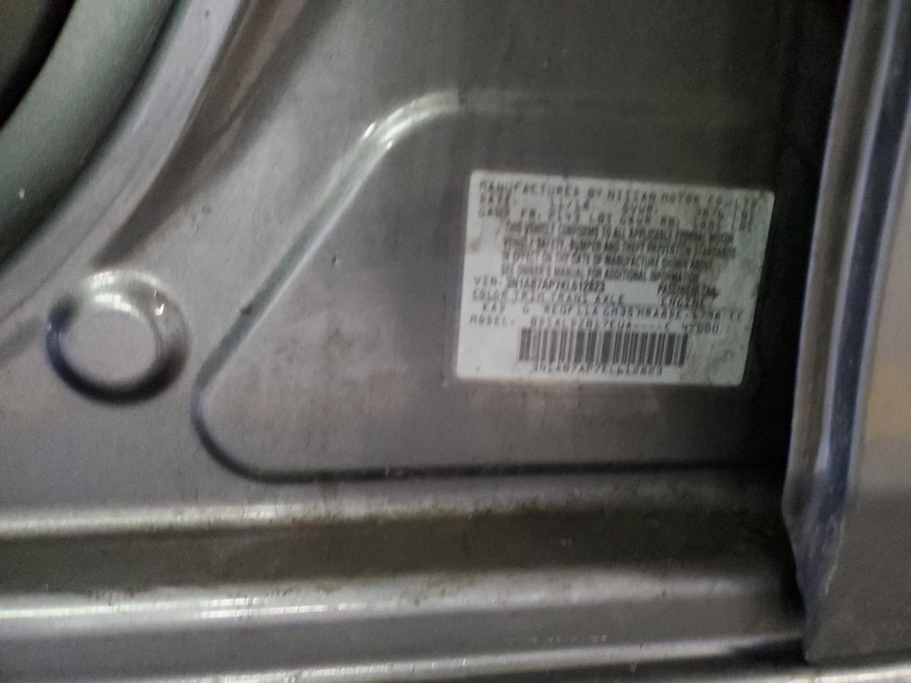 2019 Nissan Sentra VIN 3N1AB7AP7KL612823 Copart auction photo, front end damage thumbnail 12