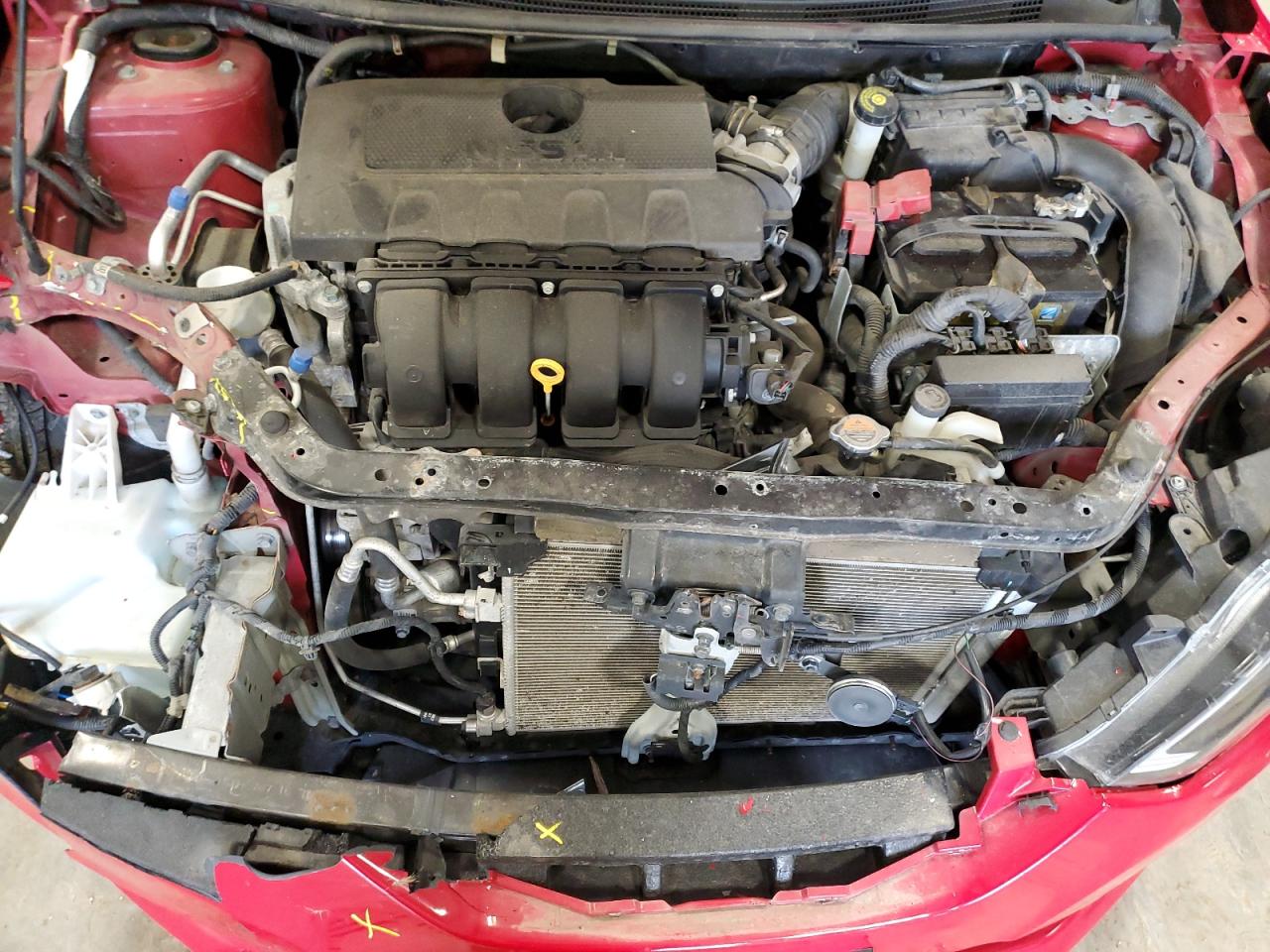 2017 Nissan Sentra VIN 3N1AB7APXHL648627 Copart auction photo, undercarriage / front end damage thumbnail 11