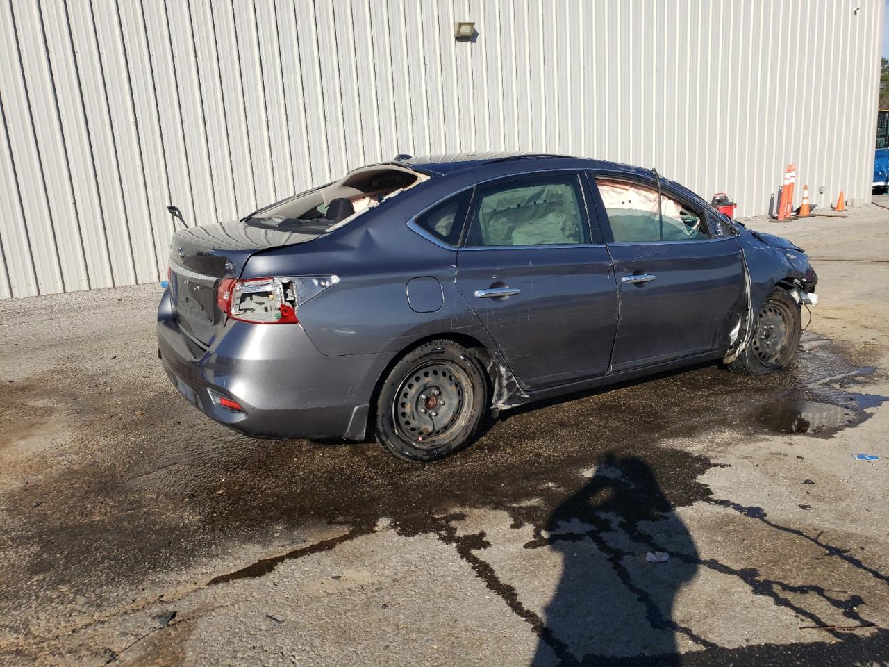 2016 Nissan Sentra VIN 3N1AB7AP4GL678883 Copart auction photo, rollover damage thumbnail 3