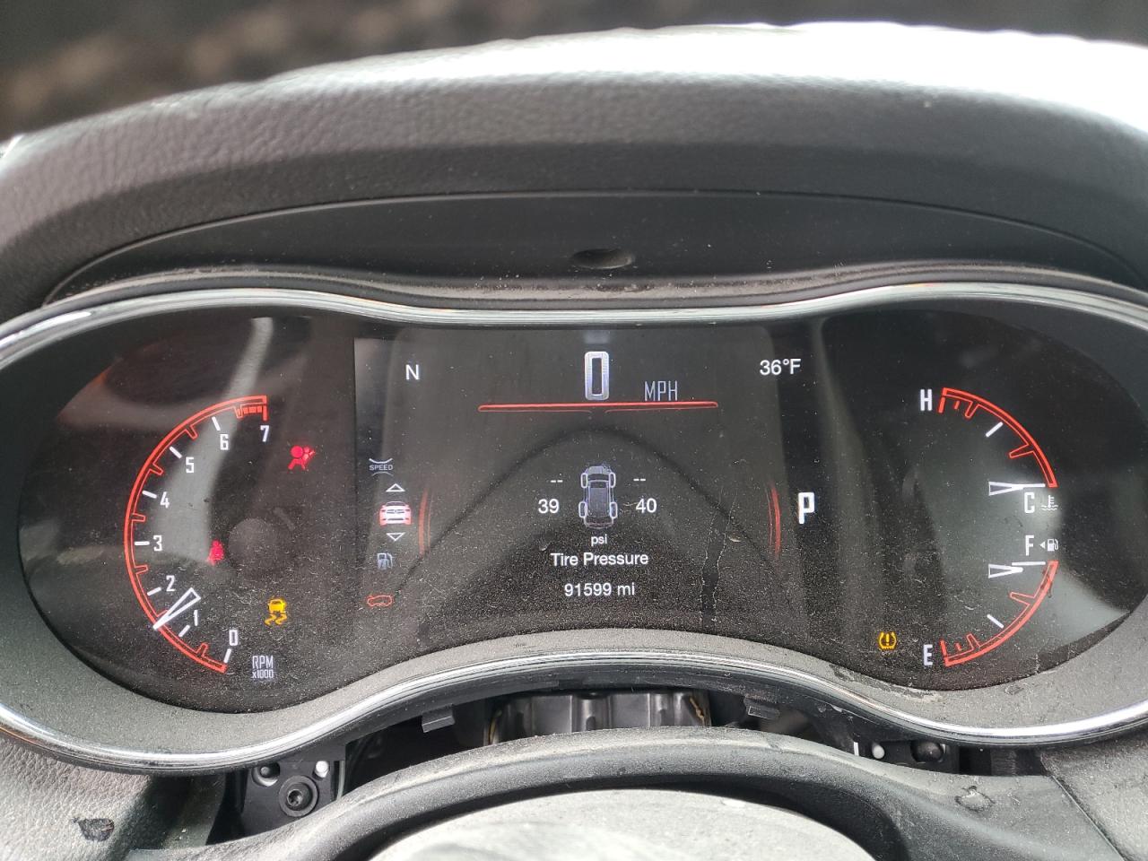 2017 Dodge Durango VIN 1C4RDJDGXHC725821 Copart auction photo, front end / minor dent/scratches damage thumbnail 9