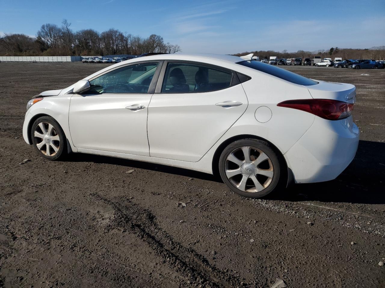 2013 Hyundai Elantra VIN 5NPDH4AEXDH424712 Copart auction photo, front end damage thumbnail 2