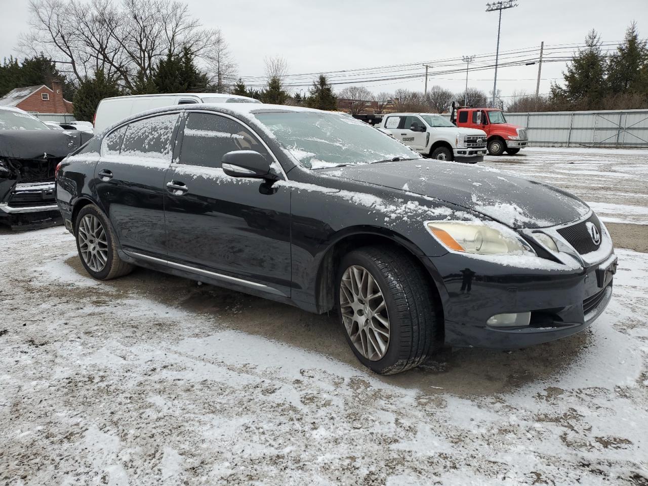 2011 Lexus GS VIN JTHCE1KS9B0029646 Copart auction photo, side / rear end damage thumbnail 4