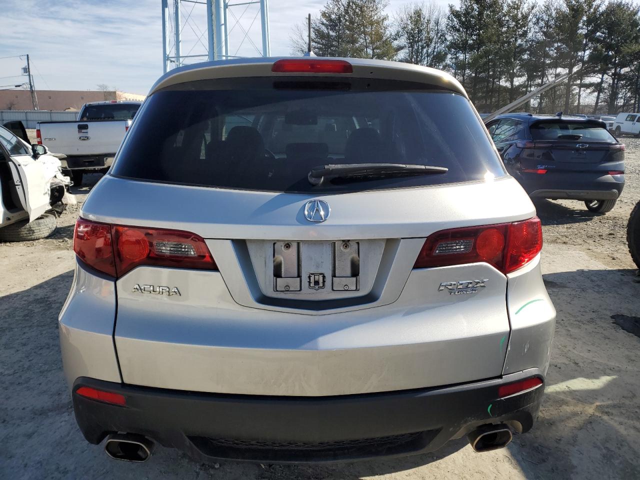 2010 Acura RDX VIN 5J8TB1H27AA007186 Copart auction photo, side / rear end damage thumbnail 6