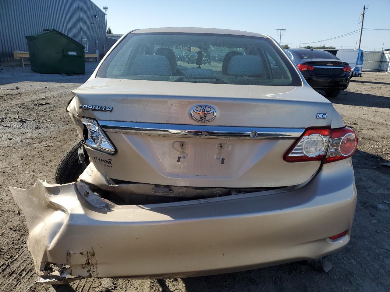 2011 Toyota Corolla VIN 2T1BU4EE1BC673848 Copart auction photo, rear end damage thumbnail 6