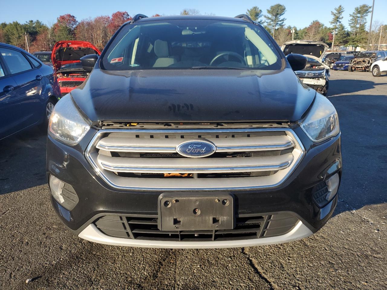 2018 Ford Escape VIN 1FMCU9GD5JUA11824 Copart auction photo, side / front end damage thumbnail 5