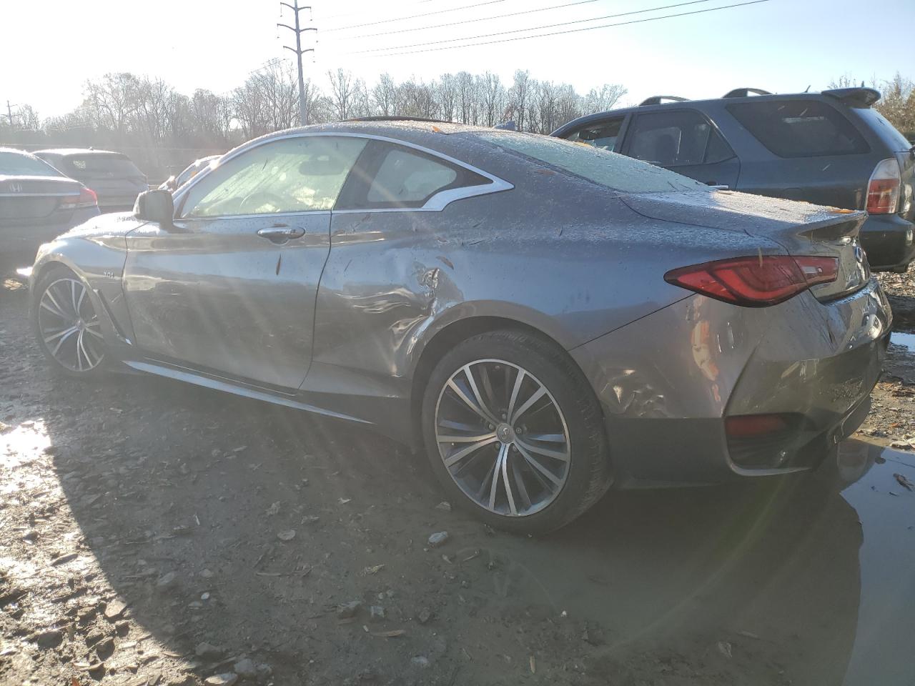 2017 Infiniti Q60 VIN JN1EV7EL2HM551640 Copart auction photo, all over / undercarriage damage thumbnail 2