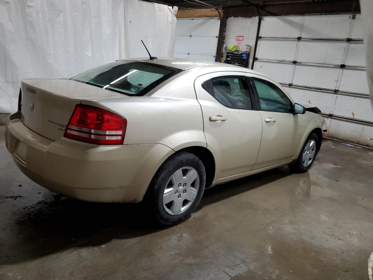 2010 Dodge Avenger VIN 1B3CC4FB8AN125340 Copart auction photo, front end / side damage thumbnail 3