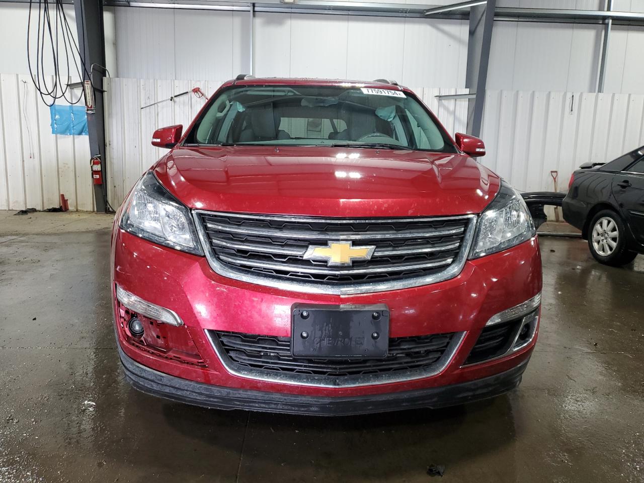 2014 Chevrolet Traverse VIN 1GNKVGKD8EJ160946 Copart auction photo, side / front end damage thumbnail 5