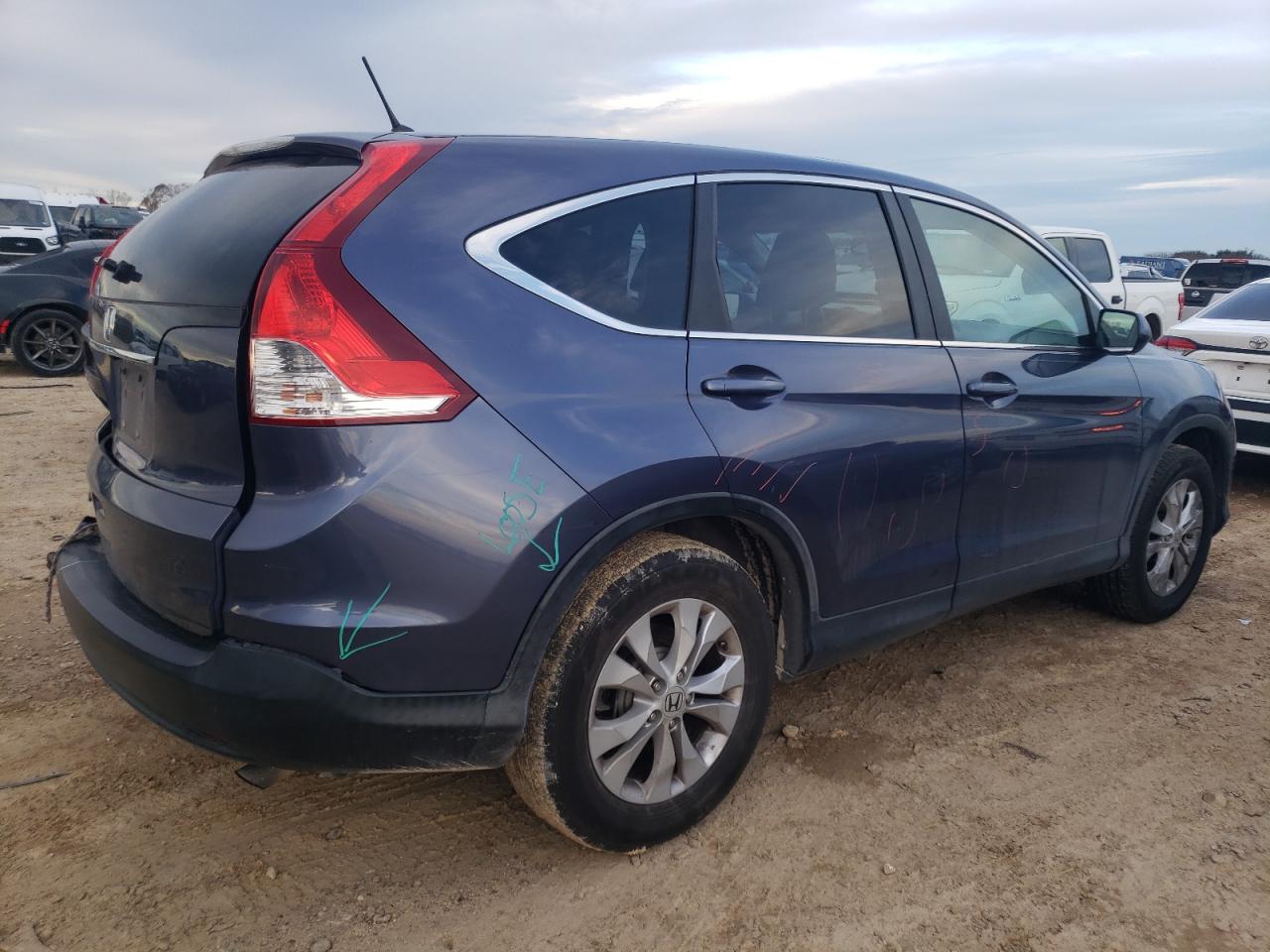 2013 Honda CR-V VIN 3CZRM3H53DG704833 Copart auction photo, rear end / front end damage thumbnail 3
