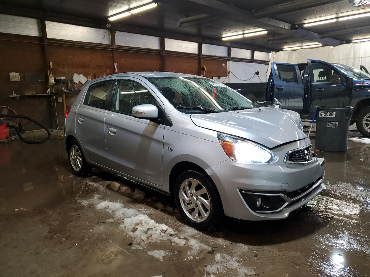 2019 Mitsubishi Mirage VIN ML32A4HJ1KH012644 Copart auction photo, front end / side damage thumbnail 4