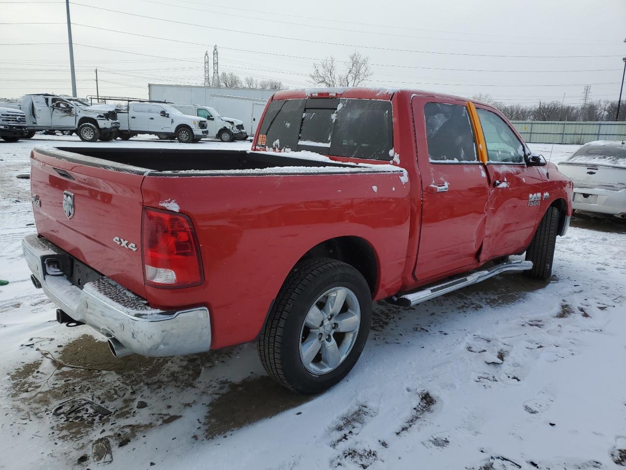 2016 RAM 1500 VIN 3C6RR7LT6GG207081 Copart auction photo, side damage thumbnail 3