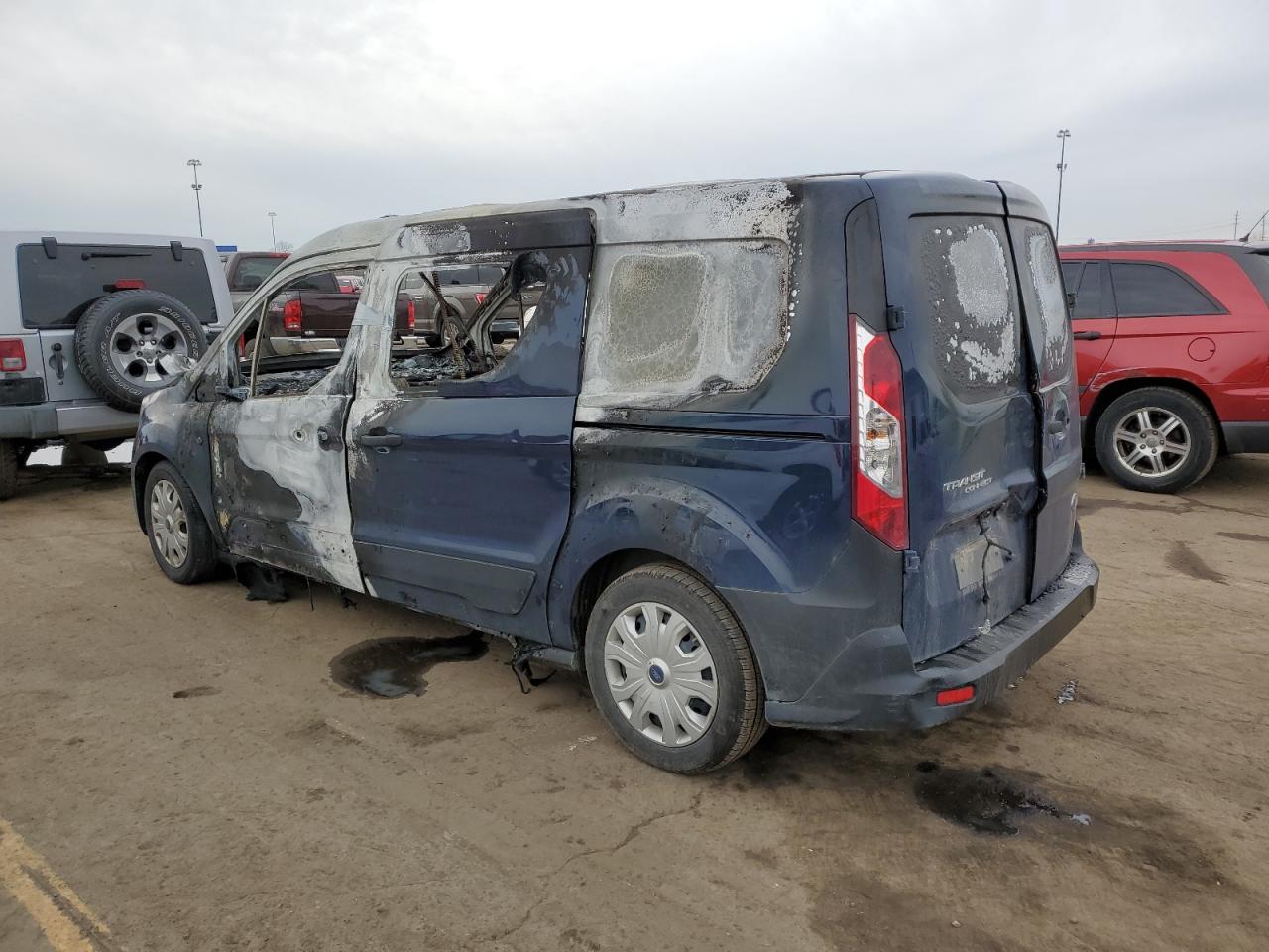 2021 Ford Transit VIN NM0LS7E70M1495268 Copart auction photo, burn / missing/altered vin damage thumbnail 2