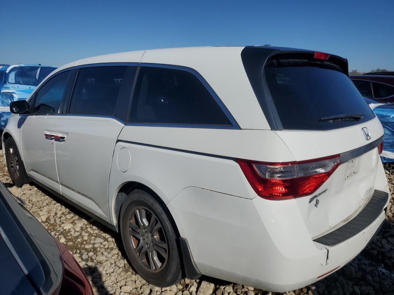 2012 Honda Odyssey VIN 5FNRL5H62CB057052 Copart auction photo, rear end damage thumbnail 2