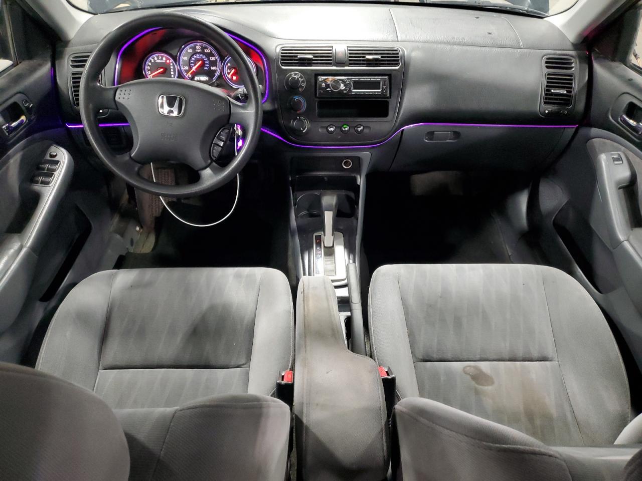2005 Honda Civic VIN 1HGES26705L005500 Copart auction photo, side damage thumbnail 8