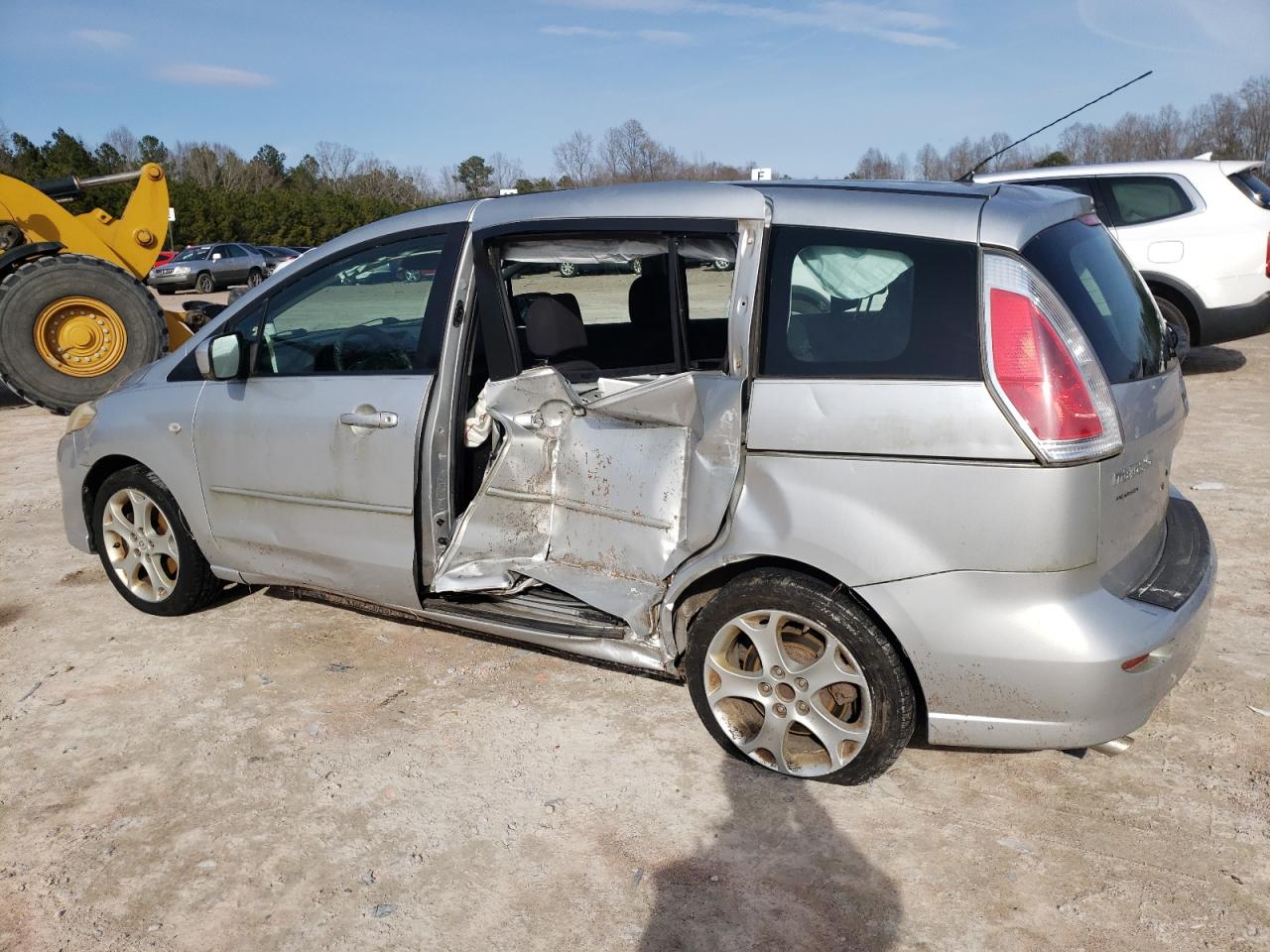 2009 Mazda 5 VIN JM1CR293090350429 Copart auction photo, side damage thumbnail 2